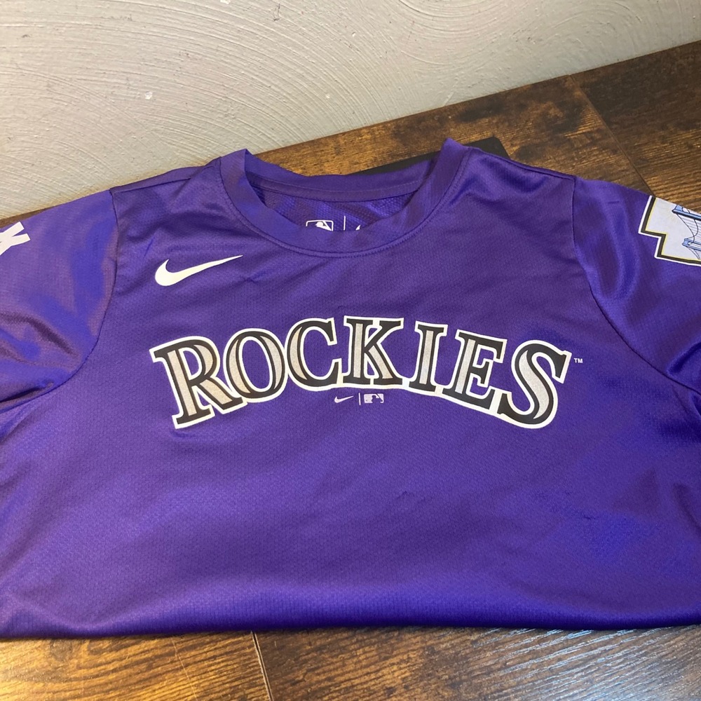 Colorado Rockies Youth Small Jersey Nike Simmons 11 Little League